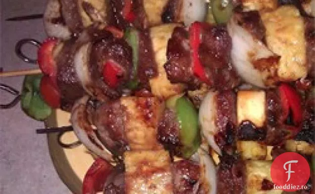 Teriyaki Carne De Vită Kabobs