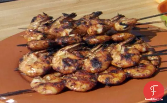 Peel și mănâncă creveți BBQ