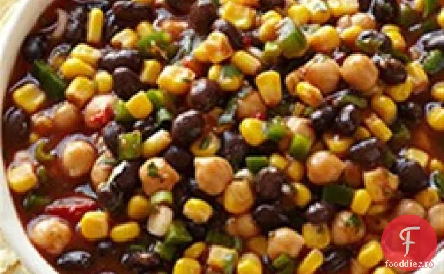 Confetti salsa de porumb și fasole cu Jalapeno