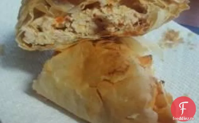 Buffalo Pui Phyllo Wraps