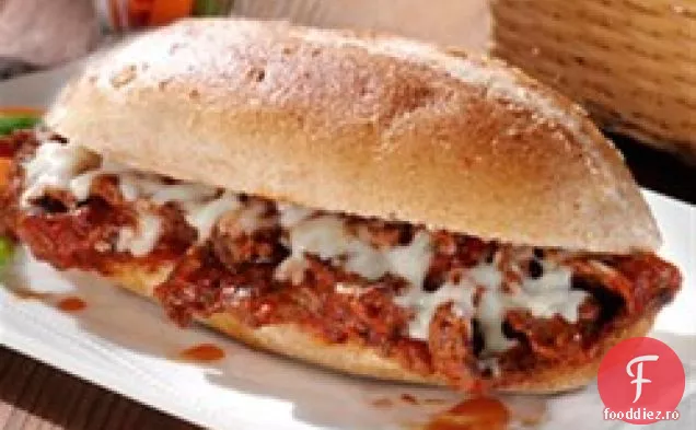 Sandvișuri Cu Friptură De Brânză Italiană