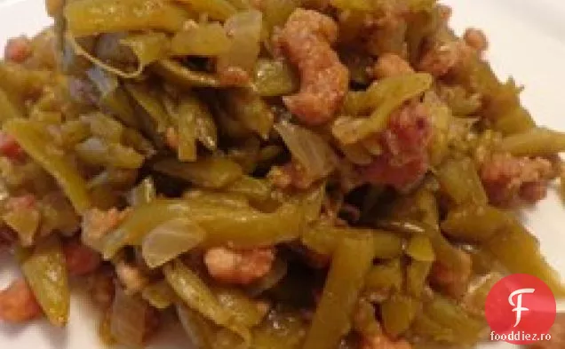 Fasole verde picantă și dulce