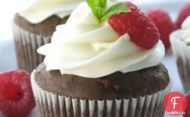 Cupcakes Cu Zmeură De Dovlecei