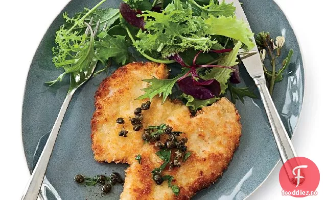 Schnitzel De Pui Acoperit Cu Panko