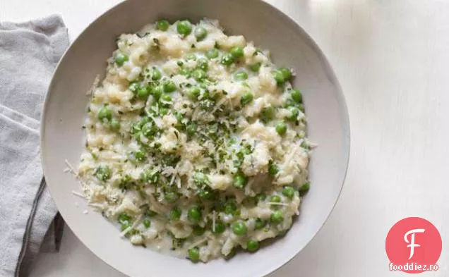 Risotto cu iaurt și mazăre