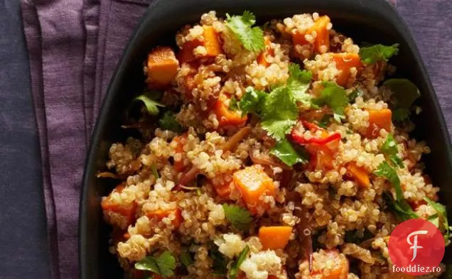 Quinoa picantă cu cartofi dulci