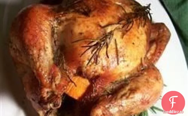 Pui Prăjit Cu Ierburi Portocalii