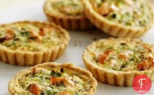 Tartele De Somon Afumat Și Creveți