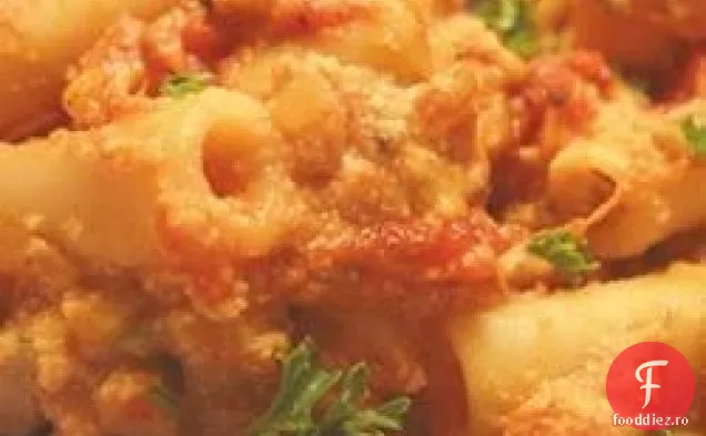 Ziti La Cuptor Cu Cârnați
