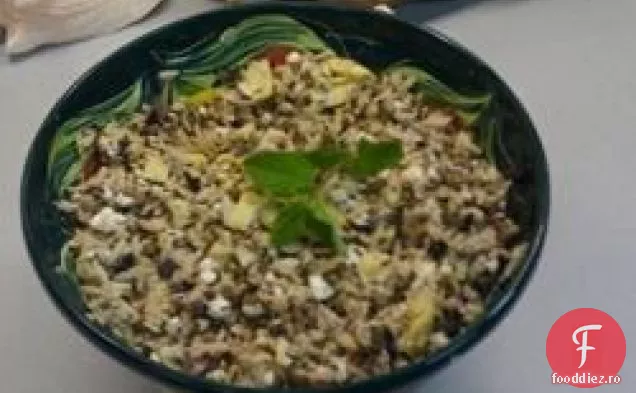 Salată de linte orzo Minty și Feta