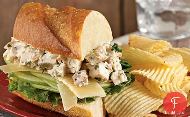 Tarhon sandwich-uri salata de pui cu mere