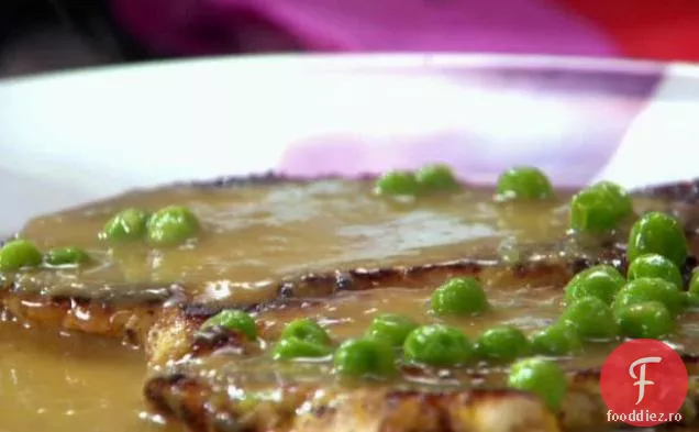 Paillard de pui cu sos de Curry