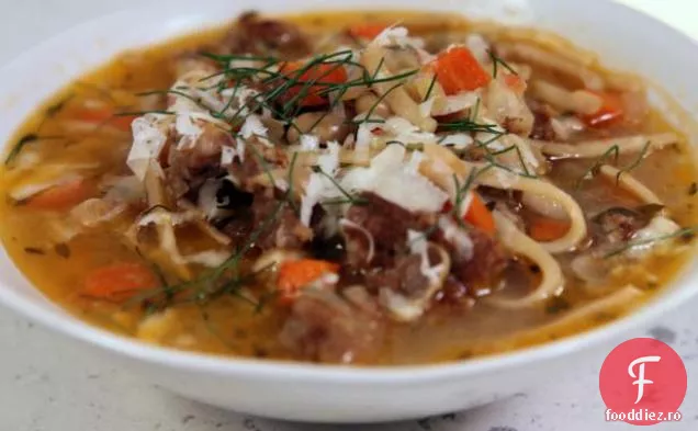 Oodles de supa de pui taitei