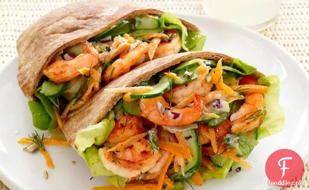 Creveți-Salată Pitas