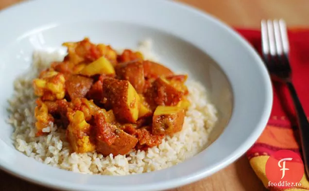 Curry De Cartofi Și Conopidă