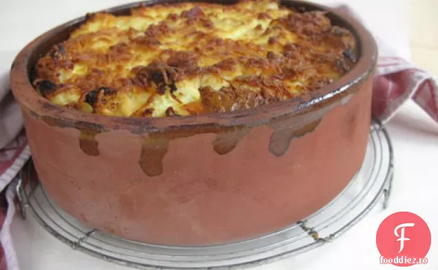 Gratin de conopidă-slănină