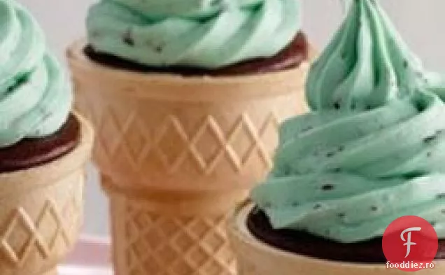 Conuri De Tort De Ciocolată Cu Mentă