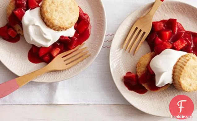 Shortcakes Cu Căpșuni De Ghimbir