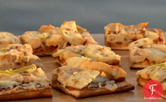 Pizza de pui BBQ