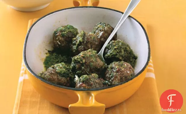 Chiftele Pesto și cuscus