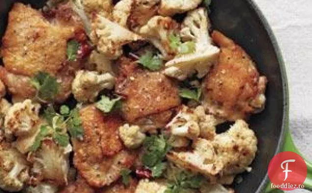 Pulpe De Pui Crocante Cu Conopidă Și Coriandru