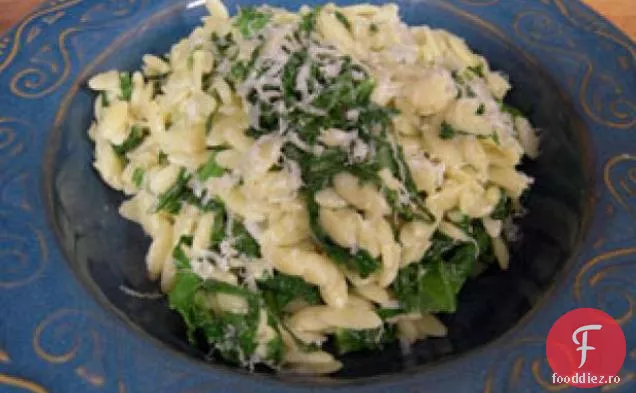 Orzo cu verdeață de muștar