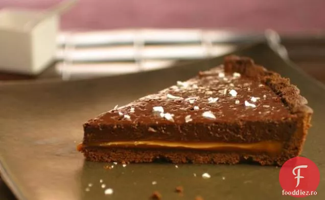Tartă dublă de ciocolată cu Dulce de Leche