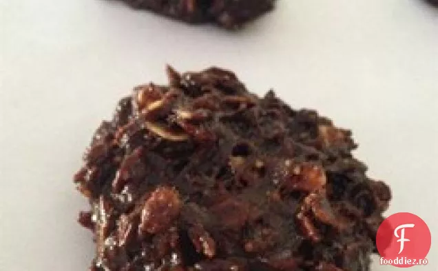 Nu Coace Ciocolata Fulgi De Ovăz Cookie-Uri