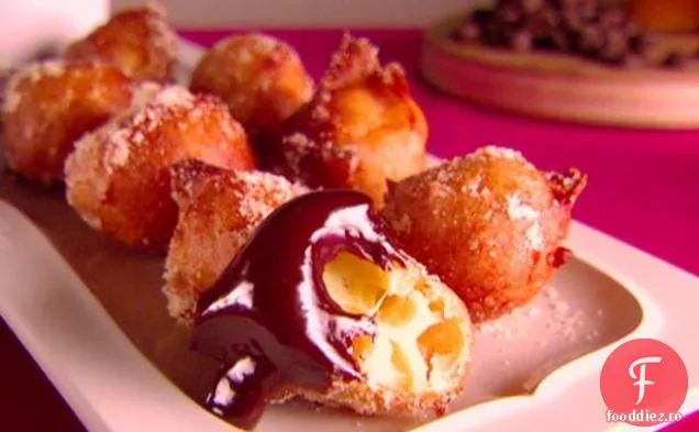 Zeppole de portocale și ciocolată