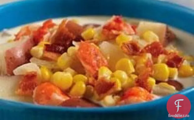 Crab și supă de porumb