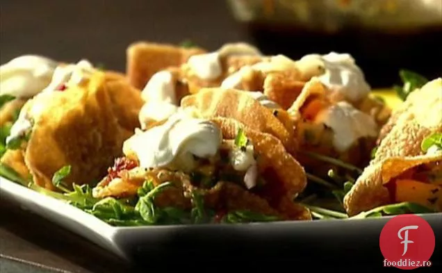 Johnny Garlic ' s Ahi Won Tacos