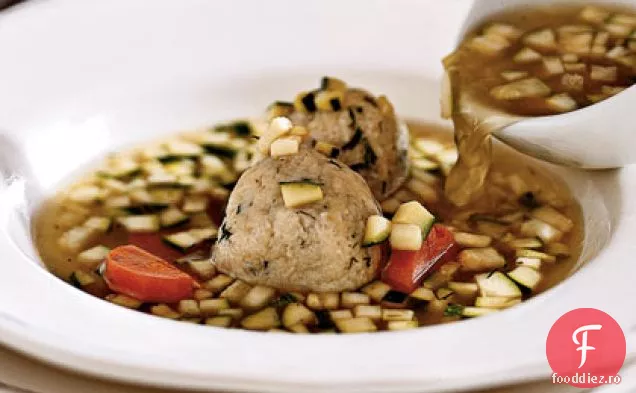 Supă de pui cu bile Matzo
