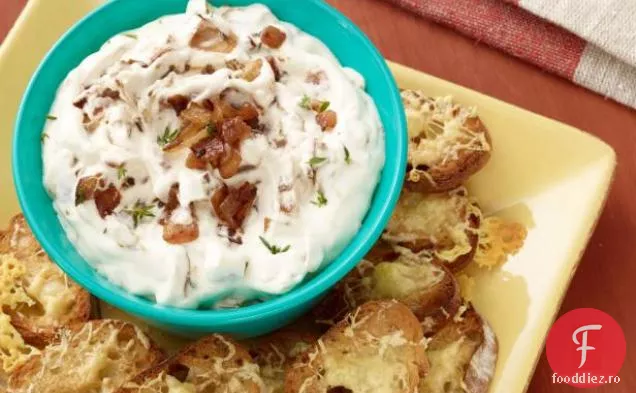 Baie de ceapă franceză cu toasturi Gruyere