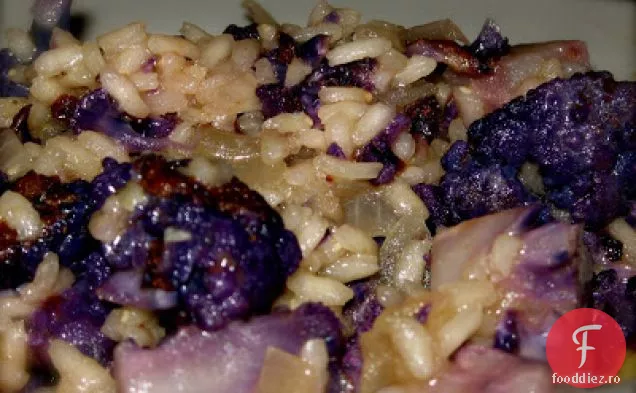 Risotto Cu Conopidă Purpurie Prăjită