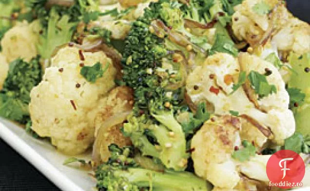 Broccoli Si Conopida Saut Cu Usturoi Si Ghimbir