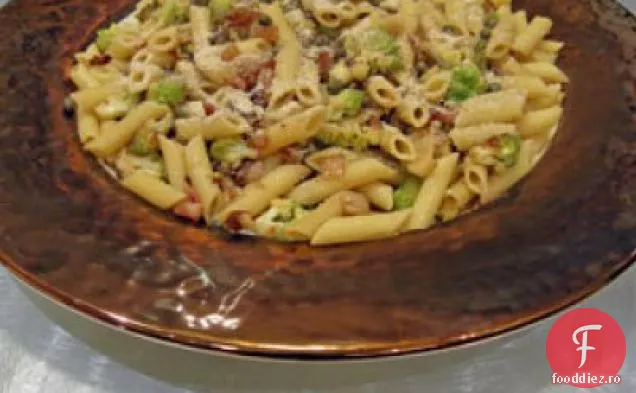 Penne Cu Pancetta Și Conopidă Romanesco