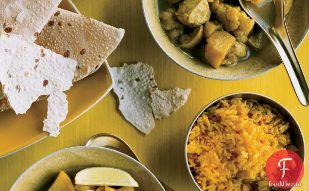 Curry de pui cu dovlecei