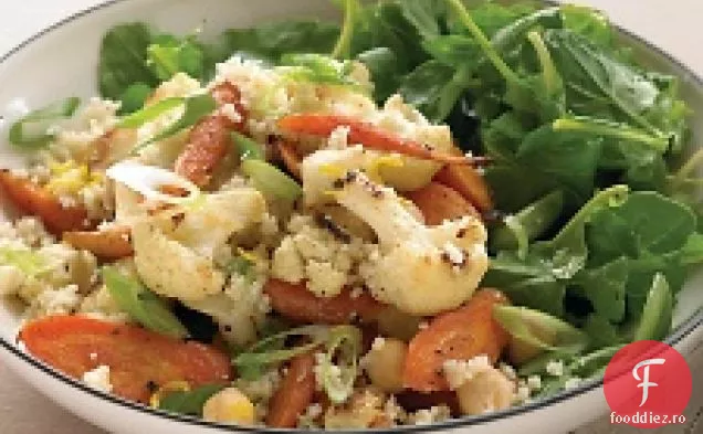 Salată De Cuscus Cu Legume Prăjite Și Naut
