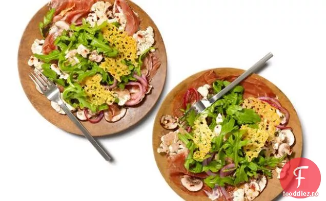 Prosciutto și legume murate cu brânză