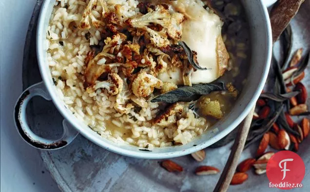 Risotto De Conopidă Prăjită, Salvie Și Migdale