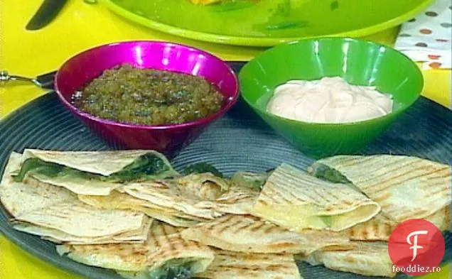 Quesadillas De Chili Verde La Grătar