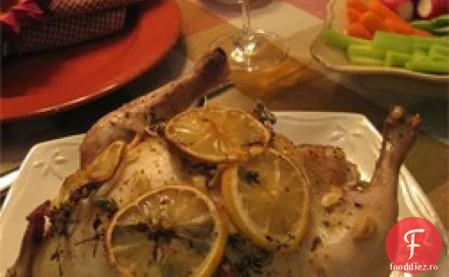 Pui Prăjit Cu Usturoi Umed