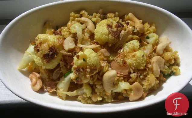 Salată De Conopidă Curry, Linte Roșie Și Cuscus