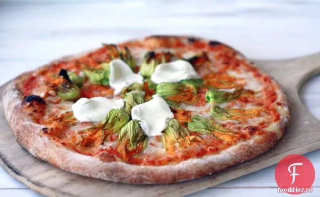 Squash Blossom Pizza