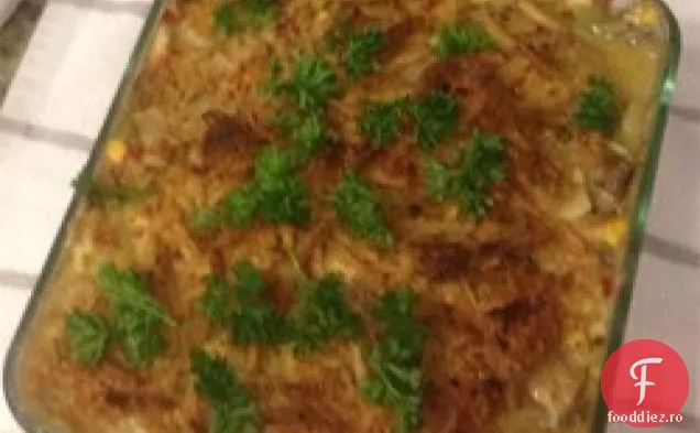 Caserola de ciuperci și sparanghel