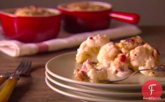 Conopidă prăjită cu parmezan și Pancetta