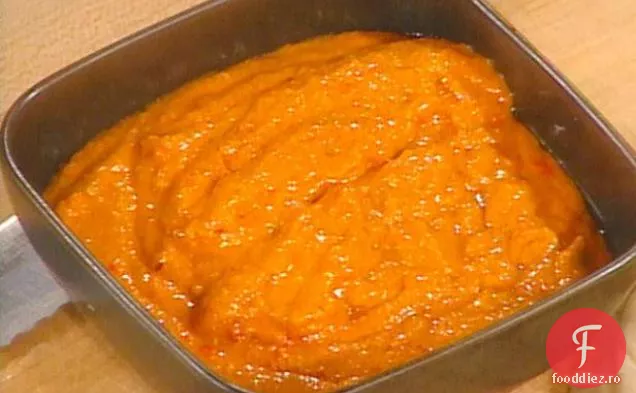 Ardei roșu fierbinte și nuc Dip: Muhammara