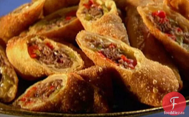 Rulouri De Ouă Cu Friptură De Brânză Philly