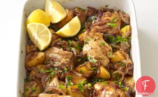 Friptură spaniolă de pui și cartofi