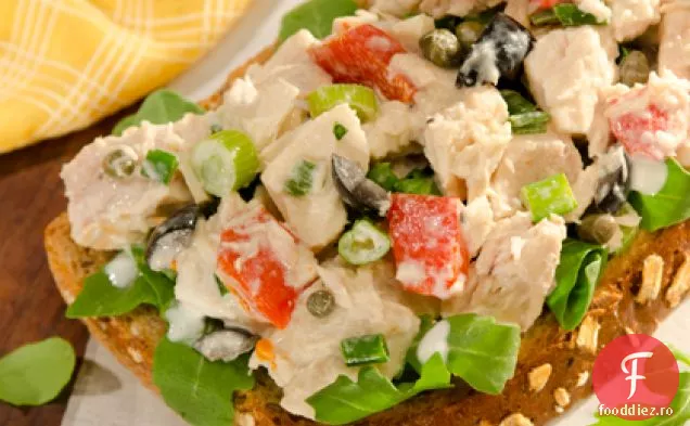 Sandwich Cu Ton Mediteranean Cu Față Deschisă